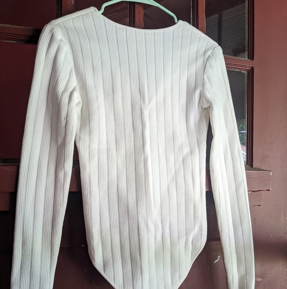 Zeynep Arcay cutout ribknit bodysuit nwt - Picture 10 of 14